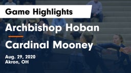 Archbishop Hoban  vs Cardinal Mooney  Game Highlights - Aug. 29, 2020