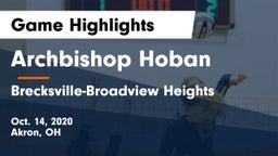 Archbishop Hoban  vs Brecksville-Broadview Heights  Game Highlights - Oct. 14, 2020