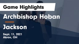 Archbishop Hoban  vs Jackson  Game Highlights - Sept. 11, 2021