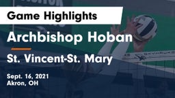 Archbishop Hoban  vs St. Vincent-St. Mary  Game Highlights - Sept. 16, 2021