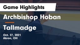 Archbishop Hoban  vs Tallmadge  Game Highlights - Oct. 27, 2021