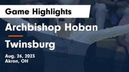 Archbishop Hoban  vs Twinsburg  Game Highlights - Aug. 26, 2023