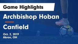 Archbishop Hoban  vs Canfield  Game Highlights - Oct. 2, 2019