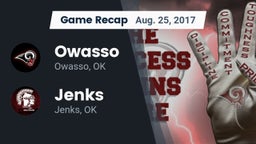 Recap: Owasso  vs. Jenks  2017