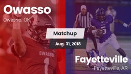 Matchup: Owasso  vs. Fayetteville  2018