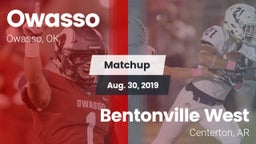 Matchup: Owasso  vs. Bentonville West  2019