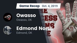 Recap: Owasso  vs. Edmond North  2019