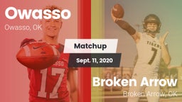 Matchup: Owasso  vs. Broken Arrow  2020