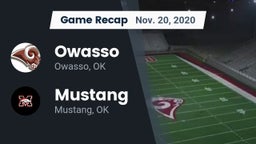 Recap: Owasso  vs. Mustang  2020