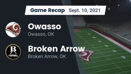 Recap: Owasso  vs. Broken Arrow  2021