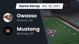 Recap: Owasso  vs. Mustang  2021