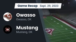 Recap: Owasso  vs. Mustang  2023