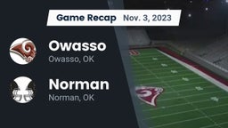 Recap: Owasso  vs. Norman  2023