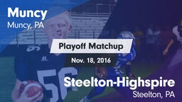 Matchup: Muncy  vs. Steelton-Highspire  2016