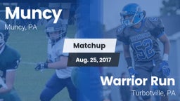 Matchup: Muncy  vs. Warrior Run  2017