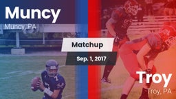 Matchup: Muncy  vs. Troy  2017