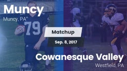 Matchup: Muncy  vs. Cowanesque Valley  2017