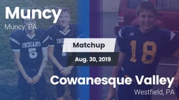 Matchup: Muncy  vs. Cowanesque Valley  2019