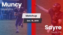 Matchup: Muncy  vs. Sayre  2019