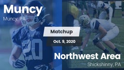 Matchup: Muncy  vs. Northwest Area  2020