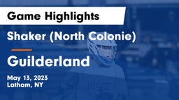Shaker  (North Colonie) vs Guilderland  Game Highlights - May 13, 2023