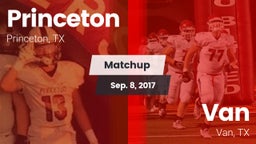 Matchup: Princeton High vs. Van  2017