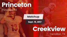 Matchup: Princeton High vs. Creekview  2017