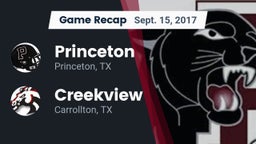 Recap: Princeton  vs. Creekview  2017