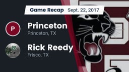 Recap: Princeton  vs. Rick Reedy  2017