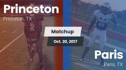 Matchup: Princeton High vs. Paris  2017