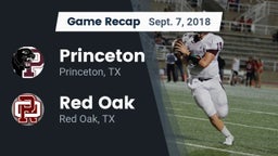 Recap: Princeton  vs. Red Oak  2018