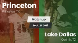Matchup: Princeton High vs. Lake Dallas  2018