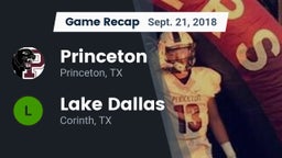 Recap: Princeton  vs. Lake Dallas  2018