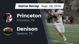 Recap: Princeton  vs. Denison  2018