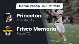 Recap: Princeton  vs. Frisco Memorial  2018