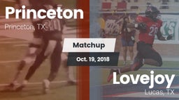 Matchup: Princeton High vs. Lovejoy  2018