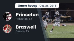Recap: Princeton  vs. Braswell  2018