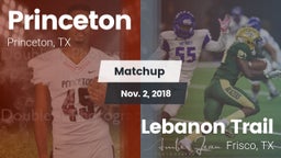 Matchup: Princeton High vs. Lebanon Trail  2018