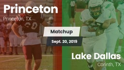 Matchup: Princeton High vs. Lake Dallas  2019