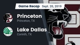 Recap: Princeton  vs. Lake Dallas  2019
