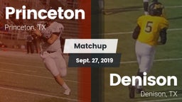 Matchup: Princeton High vs. Denison  2019