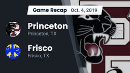 Recap: Princeton  vs. Frisco  2019