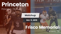 Matchup: Princeton High vs. Frisco Memorial  2019