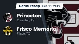 Recap: Princeton  vs. Frisco Memorial  2019