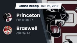 Recap: Princeton  vs. Braswell  2019