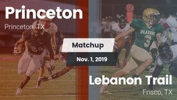Matchup: Princeton High vs. Lebanon Trail  2019