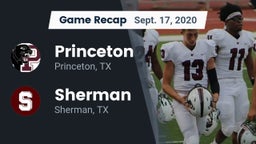 Recap: Princeton  vs. Sherman  2020