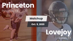 Matchup: Princeton High vs. Lovejoy  2020