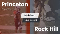 Matchup: Princeton High vs. Rock Hill  2020