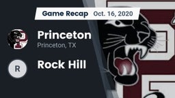 Recap: Princeton  vs. Rock Hill  2020